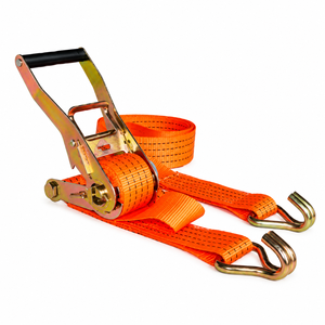Ratchet Tie Down Belt Polyester 50mm 3000kg Durable Length Options for <b>Cargo</b> Restraint and Logistics OEM Manufacturing Service - Product Image 6