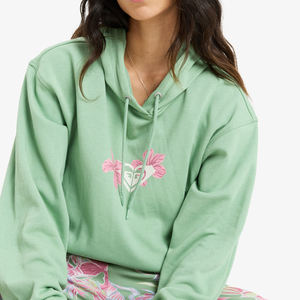 Pull à capuche en polaire décontracté pour femme, coupe ajustée, avec logo imprimé sur le devant, haute qualité, grande taille, design personnalisé, collection hiver, vente chaude - Product Image 6