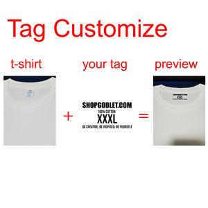 Camisetas de algodón estampadas personalizadas para hombres y mujeres, ropa de moda de manga corta de gran tamaño con etiqueta de tamaño personalizado, tela de punto - Product Image 3