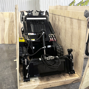 Minicargadora de 1 tonelada (1000 kg) con motor Perkins de 25 CV, bomba hidráulica HYDAC, 4 años de garantía, accesorios de plataforma y minicargadora de orugas. - Product Image 1