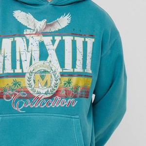 Sudaderas con Capucha de Algodón Grueso para Hombre, Estilo Urbano, Lisas, Otoñales, con Logotipo Personalizado, Hombros Caídos, Ecológicas, al por Mayor - Product Image 6