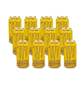 Bebida Original Monster Ripper en Lata, Paquete de 12 Latas de 500 ml, Bebida Refrescante y Potente para Distribución Minorista - Product Image 1