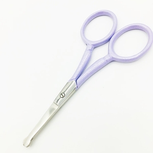 Ciseaux de soin des ongles de luxe professionnels lame droite en acier inoxydable incurvé pour cils cuticules coupe ciseaux de coiffure - Product Image 5