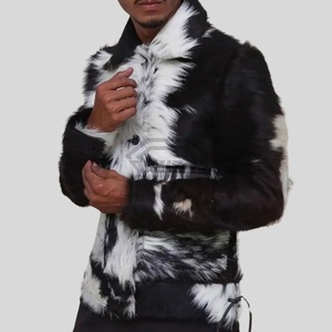 Veste en cuir de vache personnalisée pour hommes 2025 Vêtements d'extérieur d'hiver respirants et lourds Veste en cuir de vache originale High Street - Product Image 2