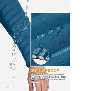 Moda personalizada hombres Puffer chaquetas acolchado abrigo de invierno impermeable cálido prendas de vestir exteriores OEM ODM fabricante - Product Image 3