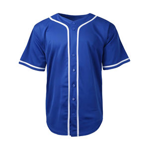Meilleures ventes en gros de maillots de baseball unisexes personnalisés, à séchage rapide, simples, pour le softball, sublimés, maillots de baseball pour hommes - Product Image 4