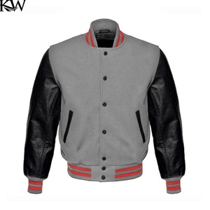 Chaqueta Varsity Letterman personalizada para estudiantes y atletas, cómoda, cálida, elegante, opción para los amantes de la moda callejera de invierno - Product Image 5