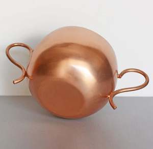 แจกันดอกไม้โลหะทำจากทองแดงของตกแต่งโต๊ะตกแต่งบ้านตกแต่งบ้านทำจากอินเดียขายส่งขายดี - Product Image 4