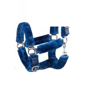 Vente chaude vison rembourrage Nuebuck sangle en Nylon souple licou tête collier en couleur personnalisée pour cheval équestre utilisation - Product Image 3