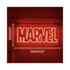 Luz LED de Neón con Logotipo de Marvel, Patrón Flotante de Plástico para Ocasiones de Cumpleaños - Product Image 2