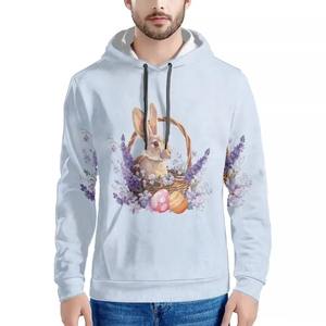 Sweat à capuche pour homme de Noël, confortable et tendance, 100% polyester, Noël avec logo personnalisé, faible MOQ - Product Image 1