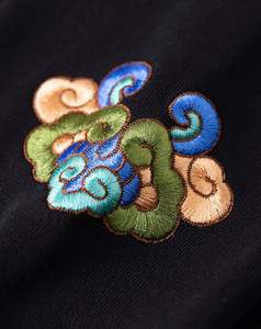 Sudadera con capucha de mezcla de algodón para hombre, bordado Diseño Gráfico de peso pesado para invierno - Product Image 3