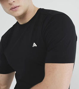 Camisetas de Gimnasio para Hombre, 100% Algodón, Corte Regular, Cuello Redondo, Deportivas, Casuales, Tejidas, 200 Gramos, Transpirables, Estampado Personalizado, Estilo Liso - Product Image 3