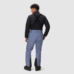 Unisex Sublimation Ski Bib Pants <b>Waterproof</b> Windproof Winter Snowboard <b>Overalls</b> Outdoor Front Sample Factory Custom Printing - Product Image 3