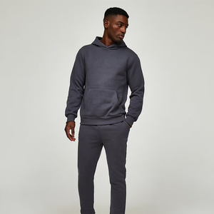 Ensemble sweat à capuche et jogger confort de qualité supérieure pour hommes, vêtements de sport élégants, doux et polyvalents - Product Image 1
