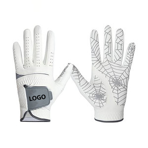Venta al por mayor Guantes de golf transpirables Guantes de golf de la mejor calidad Guantes de golf de piel de oveja con logotipo personalizado para hombres y mujeres - Product Image 3