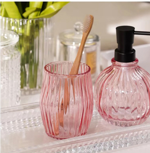 Dispensador de jabón de vidrio personalizado, accesorios de baño para uso doméstico y hotelero - Product Image 6