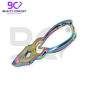 Coupe-ongles en acier inoxydable pour doigts et orteils, lame incurvée, ensemble de 4 pièces pour ongles épais, durable, professionnel, podologie - Product Image 5