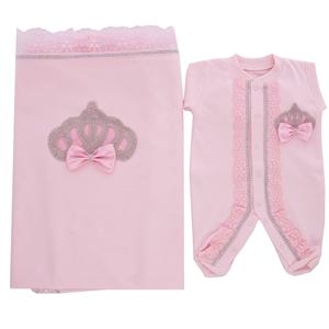 Conjunto de Ropa de Punto para Bebés Recién Nacidos, Primavera, Niñas, Alta Calidad, Moderno, Lujoso, Venta al por Mayor, Personalizado, Manga Larga, 100% Algodón - Product Image 6