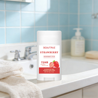 Déodorant Solide en Gros à la Fraise – Crème Anti-Odeur pour les Aisselles, Lotion Anti-Transpirante Longue Durée, Parfum Frais et Doux