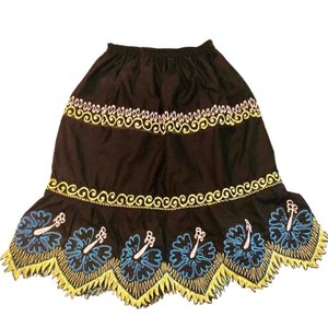 Faldas Midi de Poliéster con Estampado Tropical Floral para Mujer, Ropa de Festival de las Islas del Pacífico, Novedad al por Mayor, Faldas de Micronesia - Product Image 2