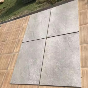 Export Quality Sandstone Look Vitrified Floor Tiles 2cm Outdoor Hammer <b>Stone</b> Grey Full Body Porcelain R11 Non Slip Tiles - Product Image 1