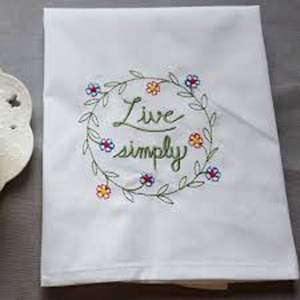 Nuevo paño de limpieza de algodón de moda con etiqueta de impresión personalizada Toallas de cocina de lona para paños de plato de algodón lavables y de secado rápido - Product Image 3