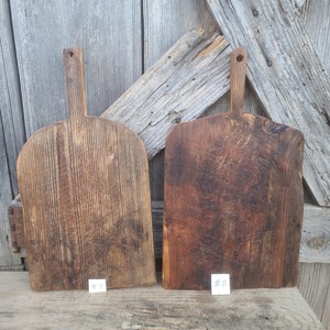 Vineh Look Ensemble de 2 planches à découper en bois, planches artisanales parfaites pour la préparation en cuisine, le service et l'exposition sur table, en provenance d'Inde - Product Image 1