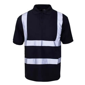 Uniforme de trabajo de alta visibilidad y manga larga para hombre, ropa de trabajo transpirable de alta visibilidad con rayas reflectantes - Product Image 5
