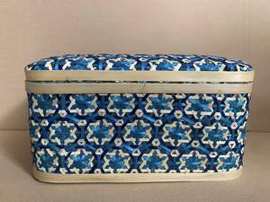 กระเช้าของขวัญไม้ไผ่เวียดนามตะกร้าของขวัญไม้ไผ่มีหูจับตะกร้าของขวัญไม้ไผ่สีน้ำตาลสำหรับวันหยุด - Product Image 6