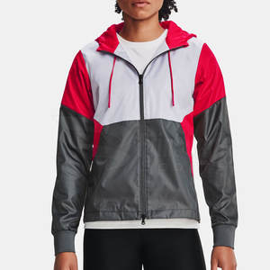 Solid Color Custom Made Breathable <b>Windbreaker</b> <b>Jacket</b> Finished Product - Product Image 3