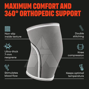 สนับเข่าคุณภาพดี ดีไซน์ใหม่ สีพื้น สำหรับทุกเพศ ราคาสมเหตุสมผล - Product Image 2