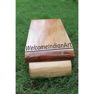 Chowki ขนาดเล็กทำด้วยมือของชาวอินเดียผลิตภัณฑ์ที่ทำจากไม้ - Product Image 1