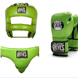 ชุดมวยสีขาว ที่ครอบจมูก ที่ครอบศีรษะ สายรัดแบบตะขอเกี่ยว แห้งเร็ว ระบายอากาศได้ดี ถุงมือหนังวัวแท้ ศิลปะการต่อสู้ ปรับแต่งได้ คุณภาพสูง - Product Image 1