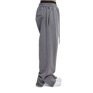 Venta al por mayor pantalones de chándal holgados de moda 100% algodón estilo casual con patrón recto de cintura media mejor precio pantalones de chándal holgados - Product Image 5