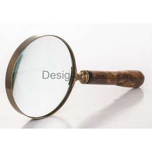 Bague en argent loupe poignée en cuir loupe en gros accessoires de bureau décoratifs cadeaux d'affaires - Product Image 2