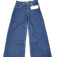 Jeans de Mezclilla Tejida Lavada Personalizados de Msn para Hombre, Corte Regular, Pierna Recta, Estilo Casual, Tendencia Urbana, Retro, Diseño Sólido, para Fiestas, Invierno y Otoño