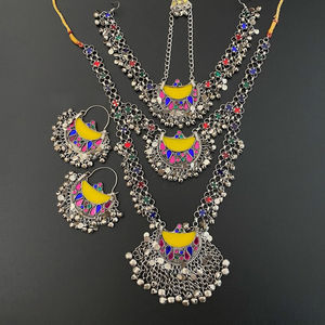 Conjuntos de joyas de estilo afgano en Moq bajo Oem fabrica precio al por mayor conjuntos de joyas a granel conjunto de joyas de calidad superior al por mayor - Product Image 1