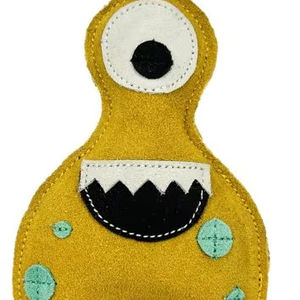 ของเล่นสุนัขทำมือจากผู้ผลิตอินเดียโดยตรง ของเล่นสัตว์เลี้ยงเชือกหนังนุ่ม ยืดหยุ่น ทนทาน ล้างทำความสะอาดได้ บรรจุภัณฑ์กล่องกระดาษ HAUSTIER - Product Image 1