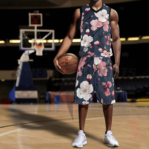 Factory Wholesale Custom Premium Athlete Uniforms Breathable Summer Basketball Team Set Plus Size Printed Sublimation Shorts T - Product Image 3