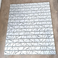 Pierre naturelle gaufrée 3D 300x600mm Carreaux de mur extérieur Design Satin Mat 30x60cm Porcelaine 12x24 Carreaux d'élévation haute profondeur