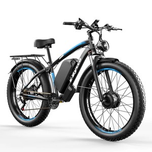 Bicicleta Eléctrica E-BYCCO de 6000W/5000W con Doble Motor, 52MPH, Batería de Litio de 60V32A, Neumático Grueso de 24 Pulgadas, Todoterreno, SHM, 6 Velocidades - Product Image 2