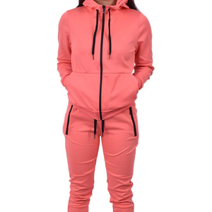 Survêtements à glissière complète pour femmes avec logo personnalisé impression broderie options d'étiquettes personnalisées pour la salle de sport ou le streetwear - Product Image 5