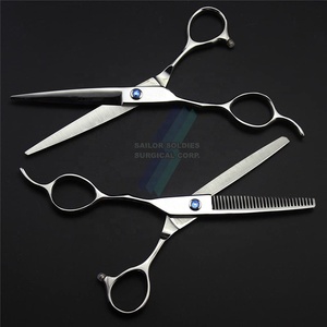 Juego de tijeras de corte de pelo profesional de acero inoxidable para salón de peluquería, juego de tijeras de peluquero de alta calidad - Product Image 3
