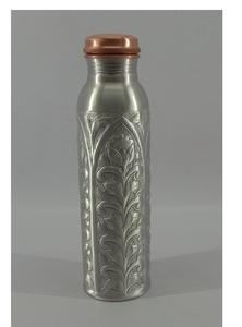 Red Colour Kitchen Accessories <b>Customized</b> Unique Copper <b>Water</b> <b>Bottle</b> for Home Kitchen Use Best Selling Drinking <b>Bottle</b> with High - Product Image 4