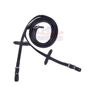 บังเหียนหนังม้าทำจากยางสำหรับม้า,บังเหียนหนังสไตล์อินเทรนด์ปรับขนาดได้ตามต้องการ - Product Image 6