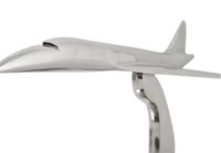 Modèles authentiques d'avion Concorde, modèle en aluminium poli, design Art Déco, décoration d'intérieur de haute qualité, objet de collection d'aviation