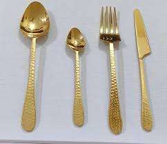 Couverts en laiton poli à la main vintage, finition de qualité supérieure, vaisselle, ustensiles de cuisine, ensemble de table, ustensiles en métal durables - Product Image 3