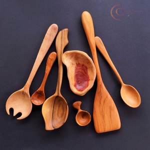 Juego de Utensilios de Cocina de Gran Tamaño, Nuevo, Ecológico, de Madera, de Proveedor Indio, Incluye Cucharas - Product Image 4