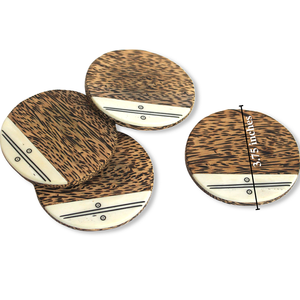 Hot Selling Acacia Wood Coasters White Hexagonal Round square Custom Coasters Wood <b>Marble</b> Coasters Stone - Product Image 4